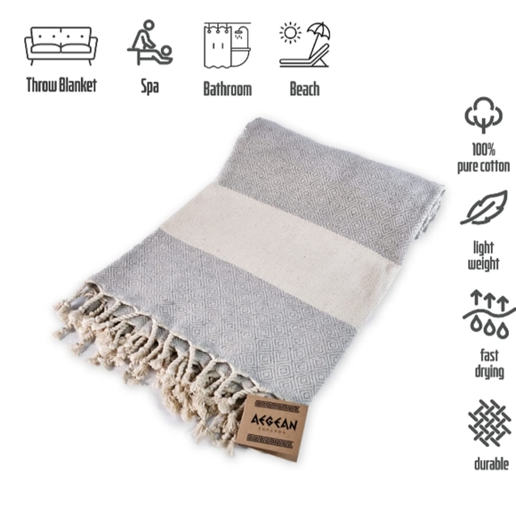 Turkish beach towel - Picture 2 of 5